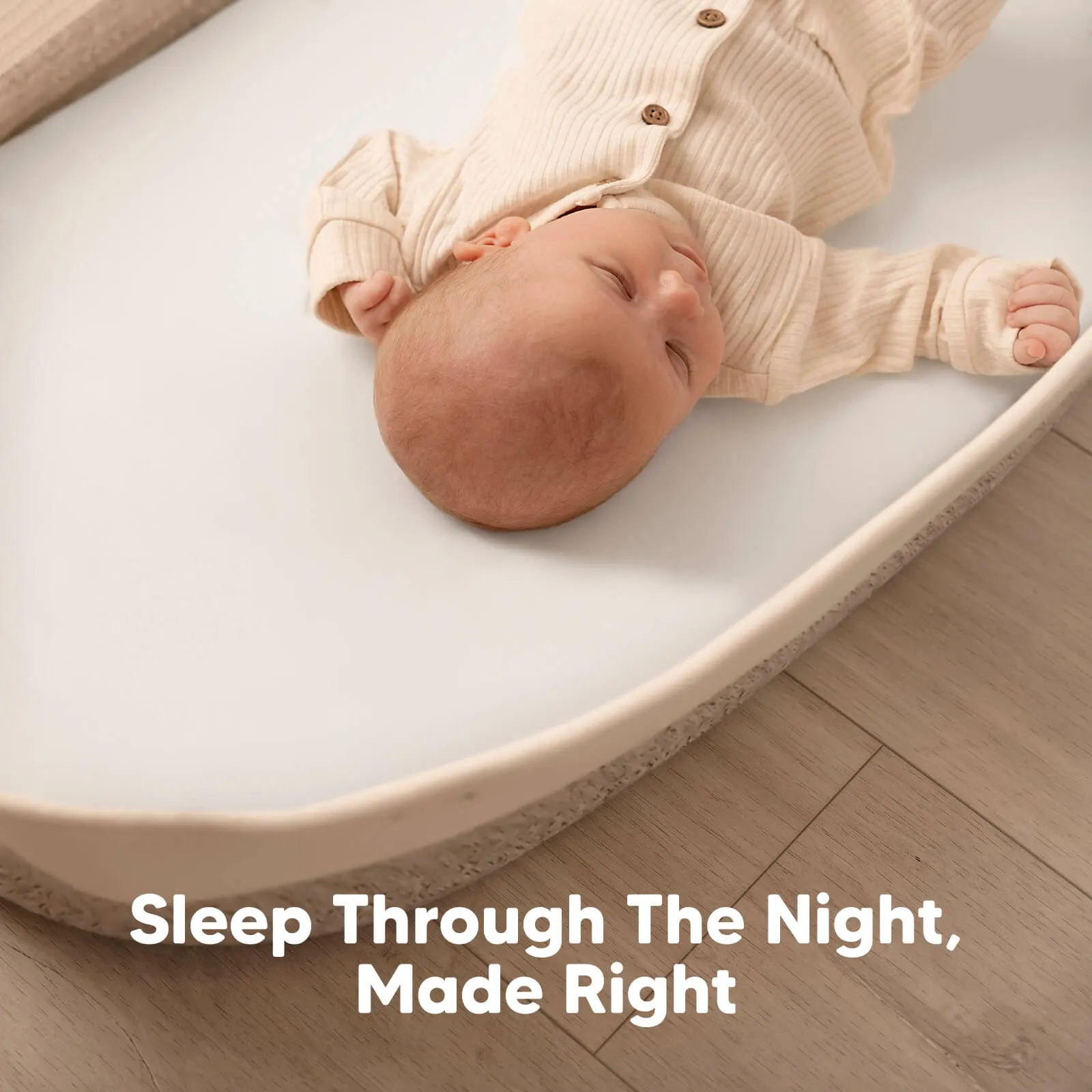 2-Pack Isla Fitted Bassinet Sheets (Soft White)