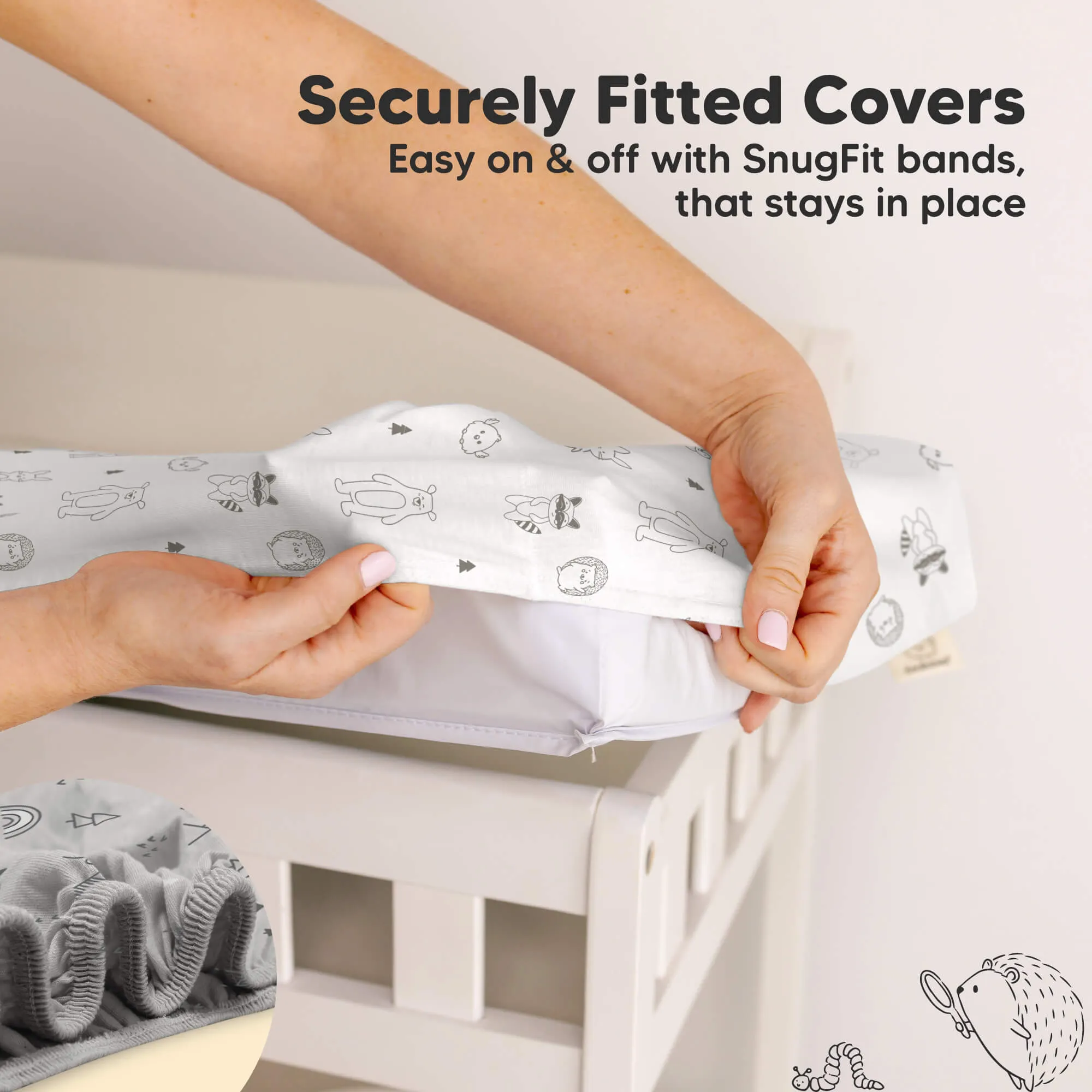 2-Pack Soothe Changing Pad Covers (Woodland)