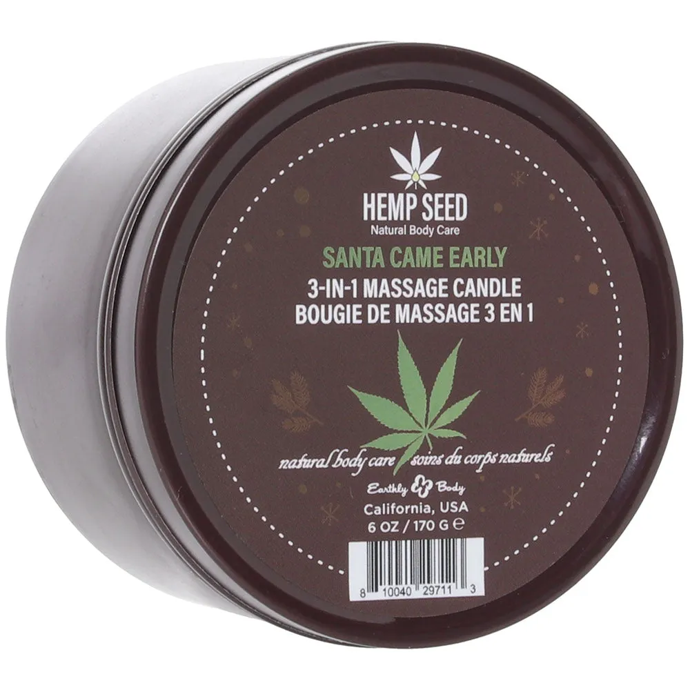 3-in-1 Massage Candle 6oz/170g in Santa Came Early