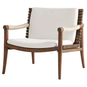 Acqua Chair - Off-White Geometric Weave