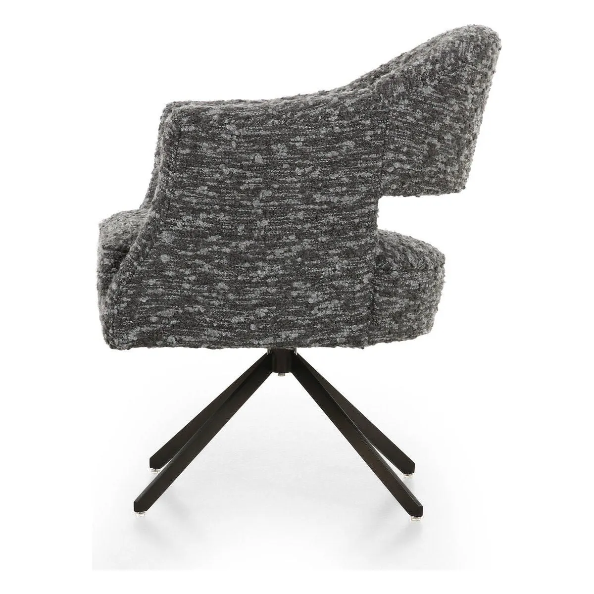 Adeline Desk Chair - Solema Charcoal