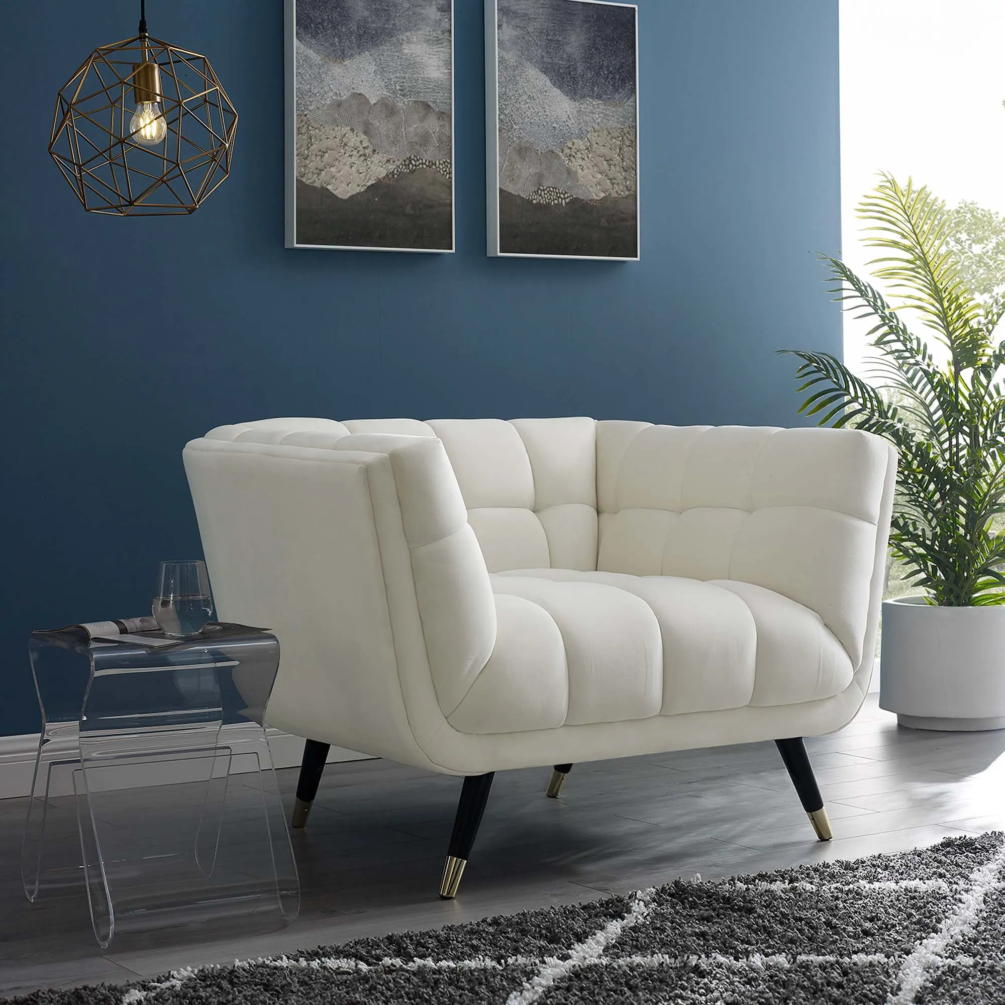 Adept Performance Velvet Armchair by Modway