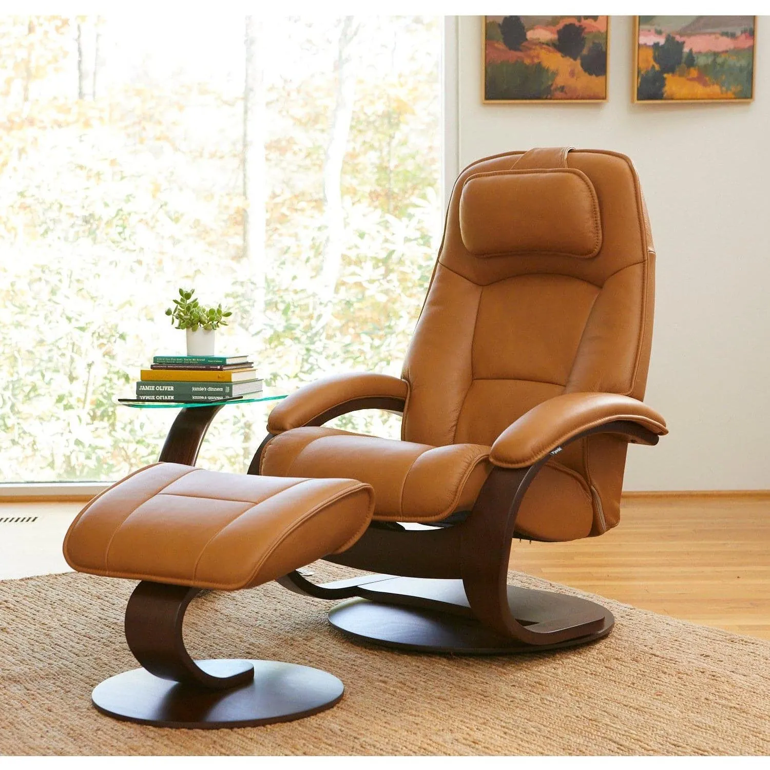 Admiral C Chair With Footstool Soft Parts