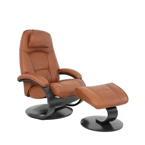 Admiral C Chair With Footstool Soft Parts