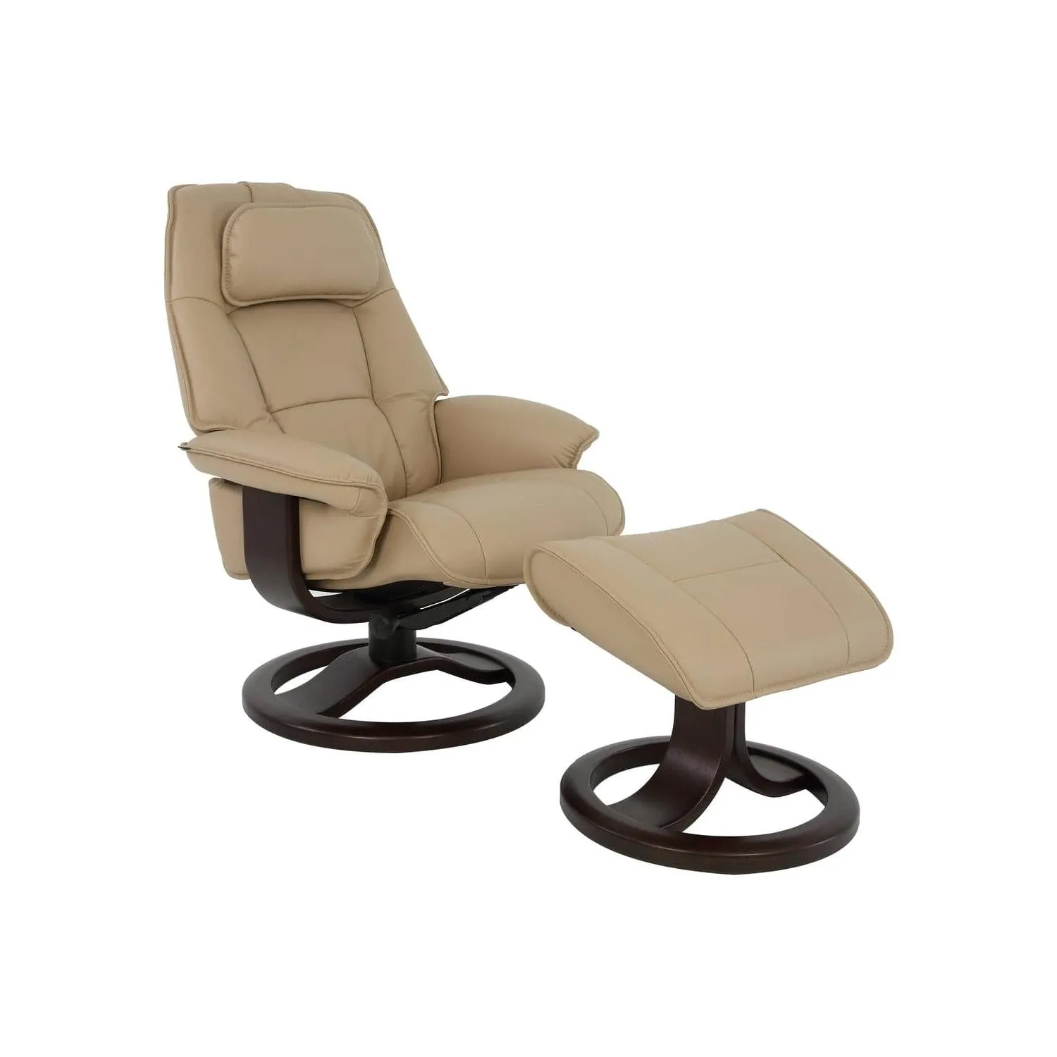 Admiral R Chair With Footstool Soft Parts