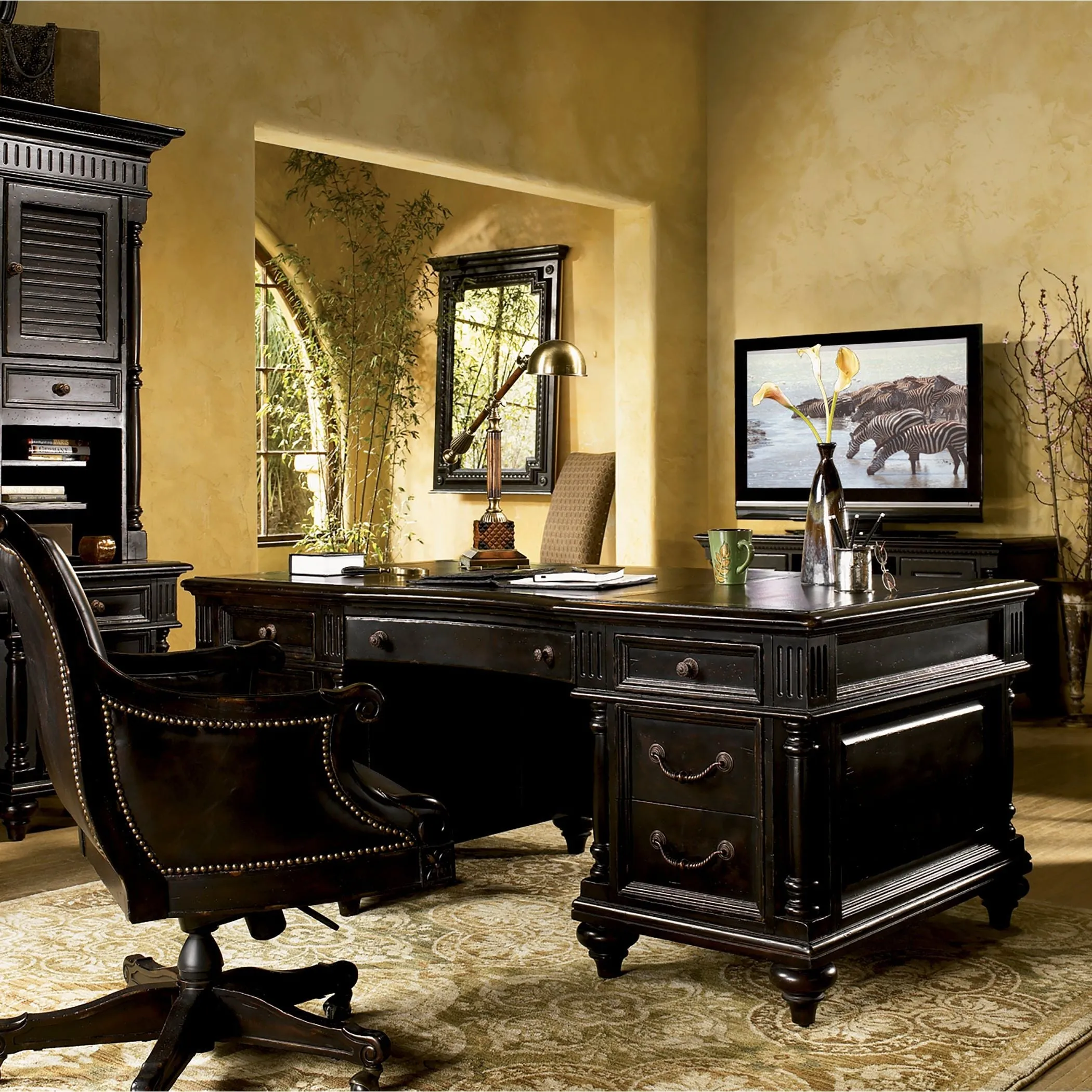 Admiralty Desk Chair - Tamarind