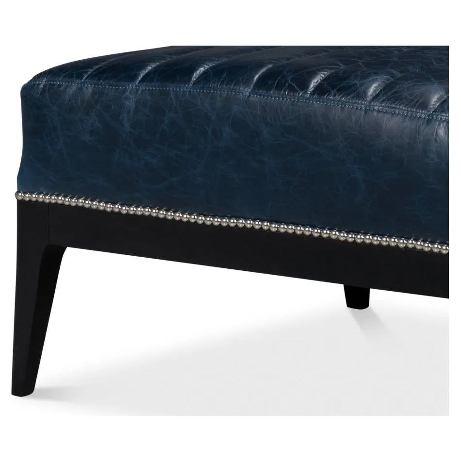 Agave Slipper Chair In Distilled Leather