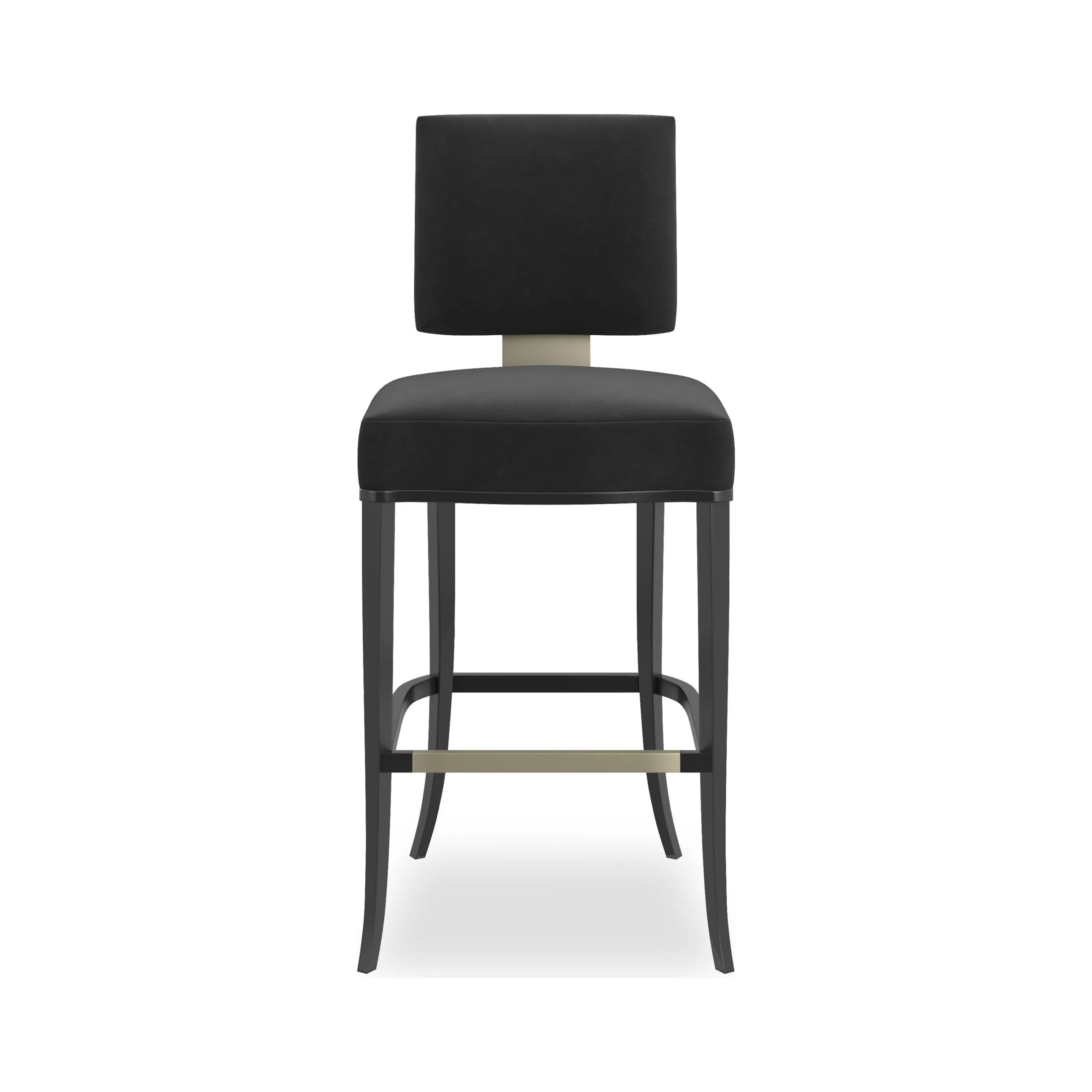 Allocated Bar Stool - Black, Gold