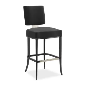 Allocated Bar Stool - Black, Gold