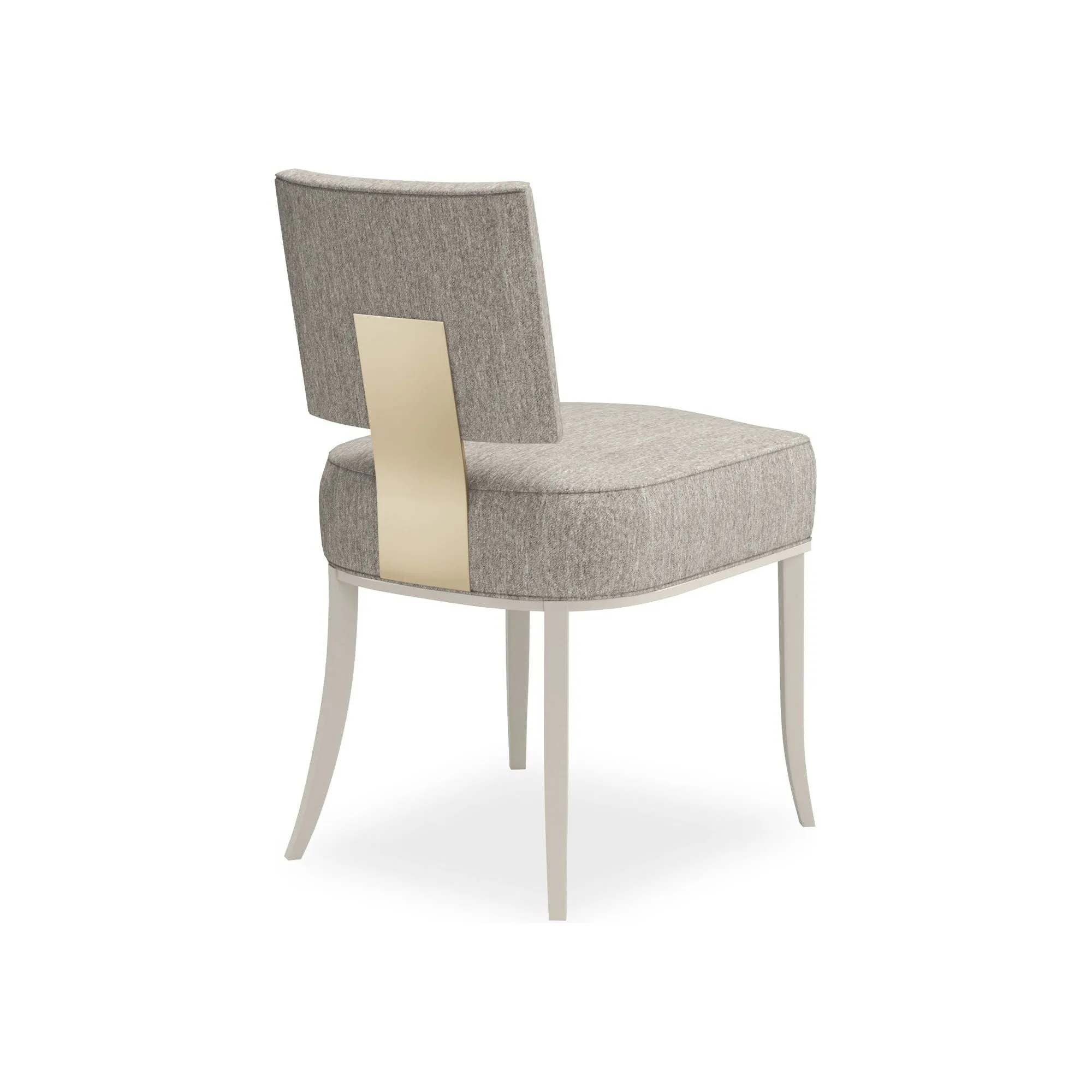 Allocated Side Dining Chair - White, Gold