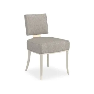 Allocated Side Dining Chair - White, Gold