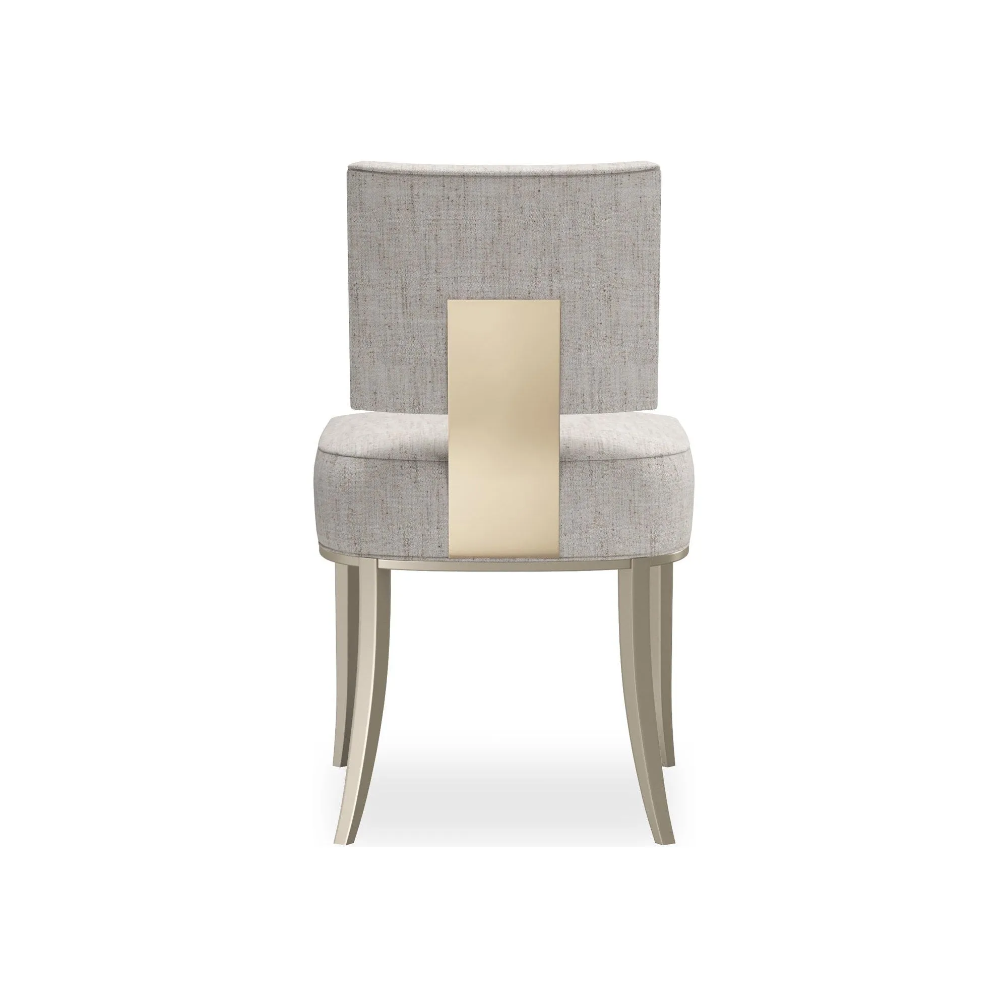 Allocated Side Dining Chair - White, Gold