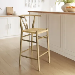 Amish Wood Bar Stool by Modway