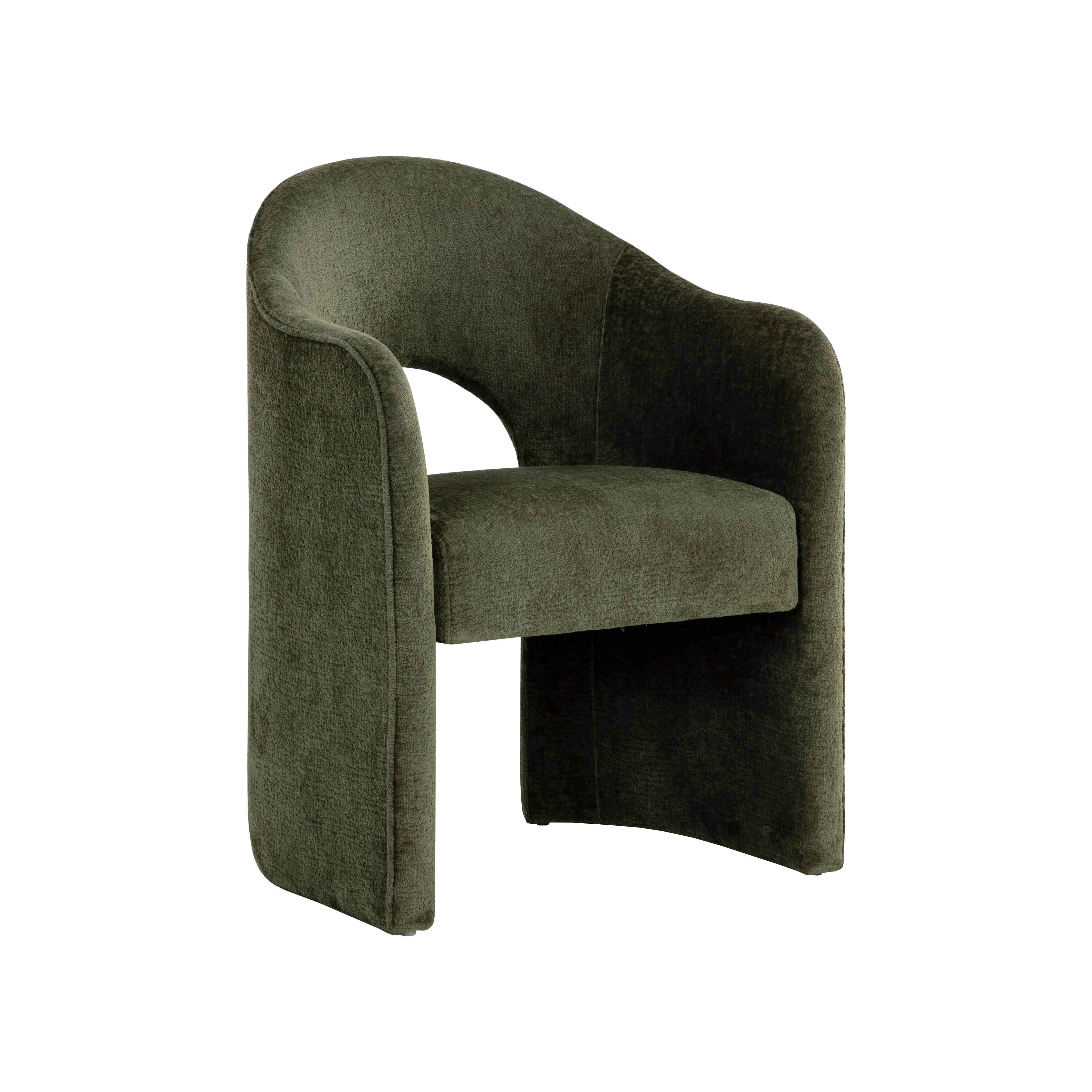 Anaya Dining Armchair - Bergen Olive