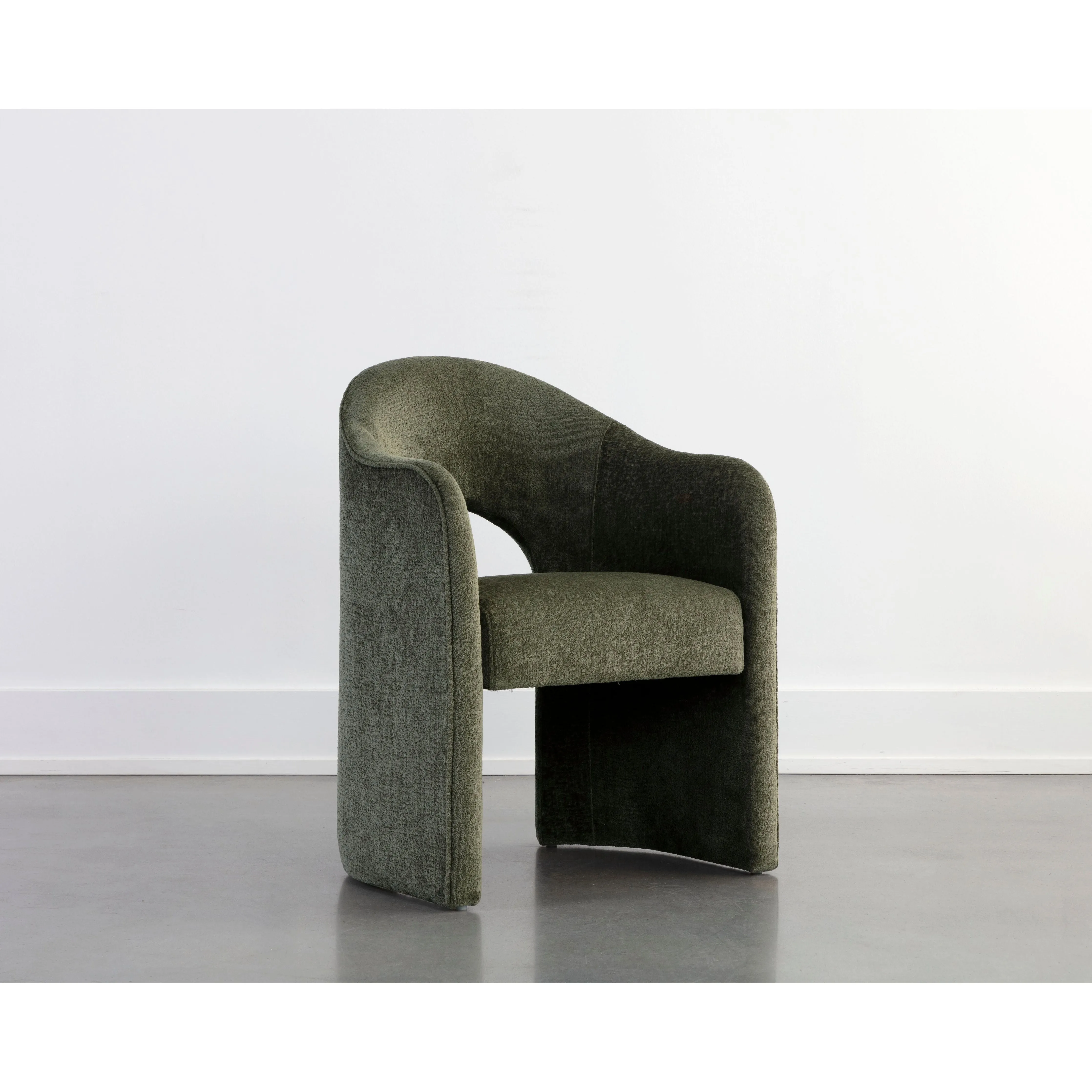 Anaya Dining Armchair - Bergen Olive