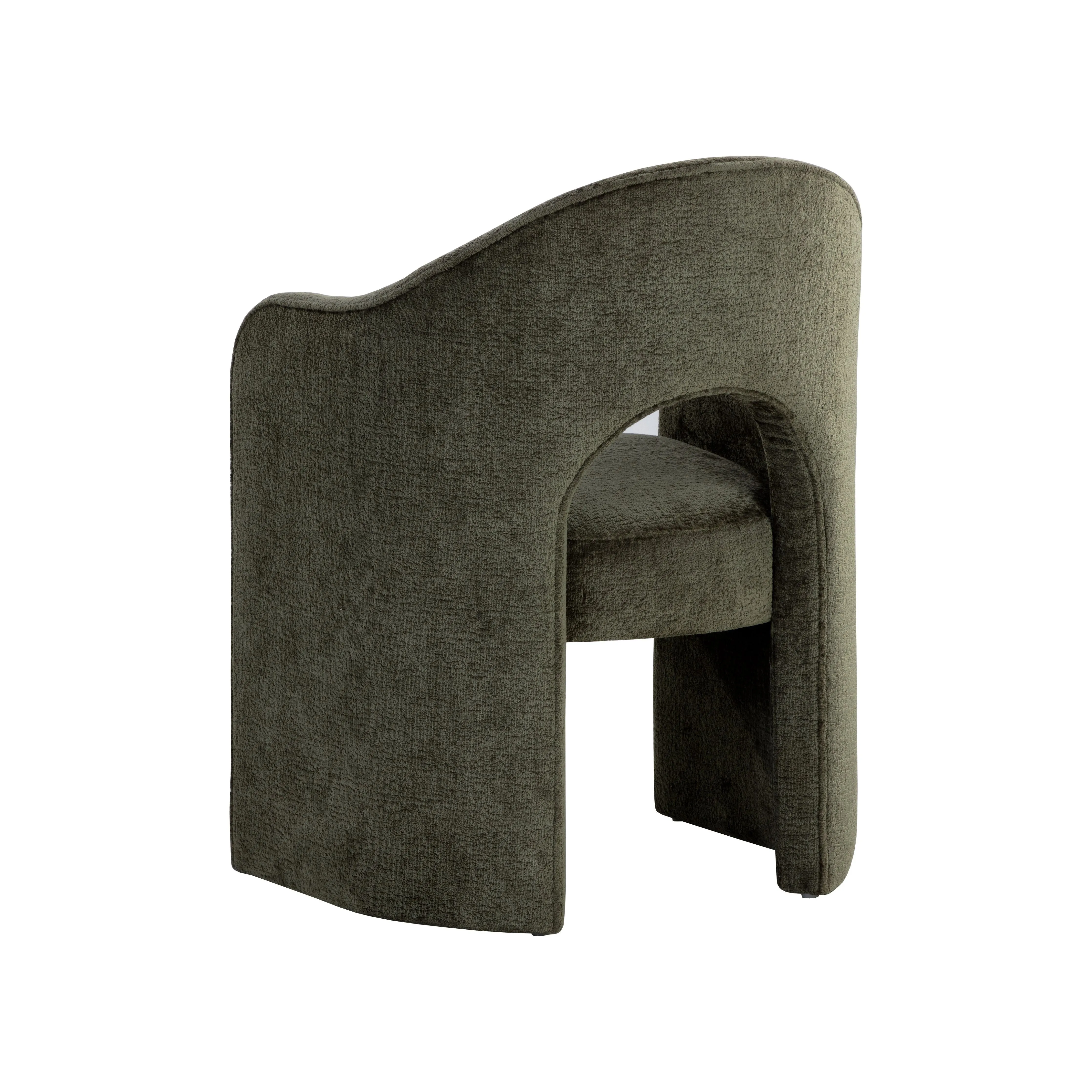 Anaya Dining Armchair - Bergen Olive
