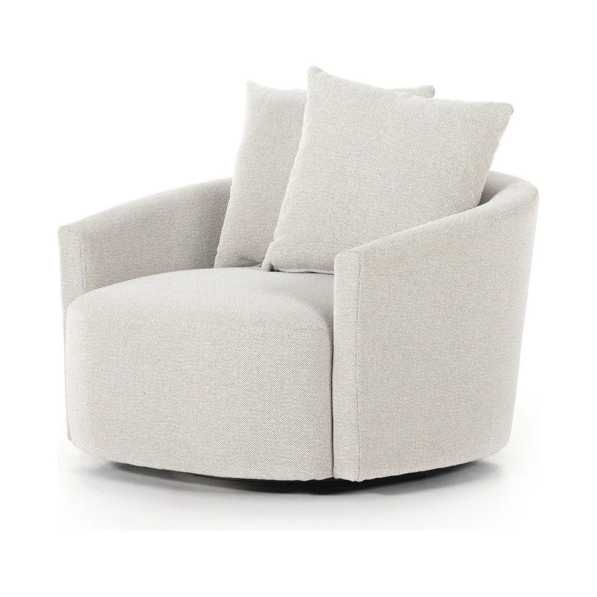 Anaya Swivel Chair - Delta Bisque