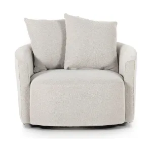 Anaya Swivel Chair - Delta Bisque