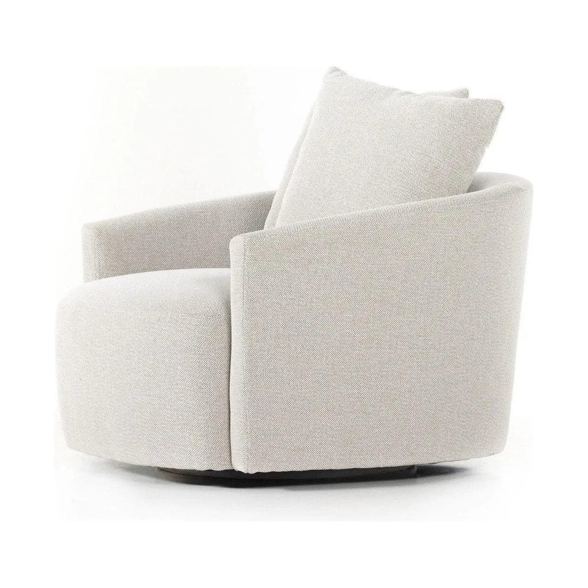 Anaya Swivel Chair - Delta Bisque