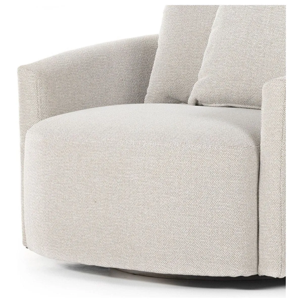 Anaya Swivel Chair - Delta Bisque