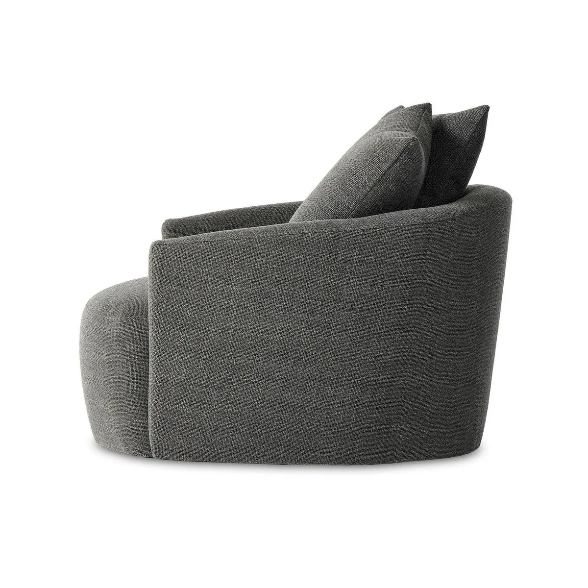 Anaya Swivel Chair - Gibson Smoke