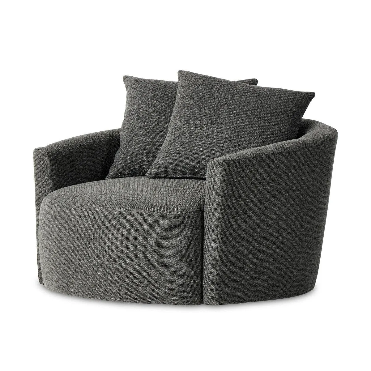 Anaya Swivel Chair - Gibson Smoke