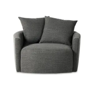 Anaya Swivel Chair - Gibson Smoke