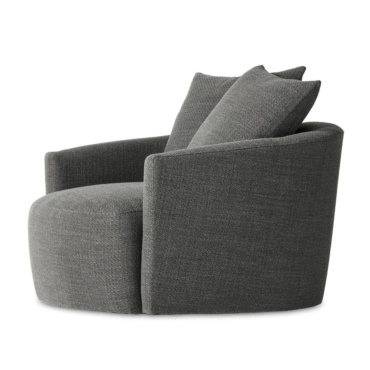 Anaya Swivel Chair - Gibson Smoke