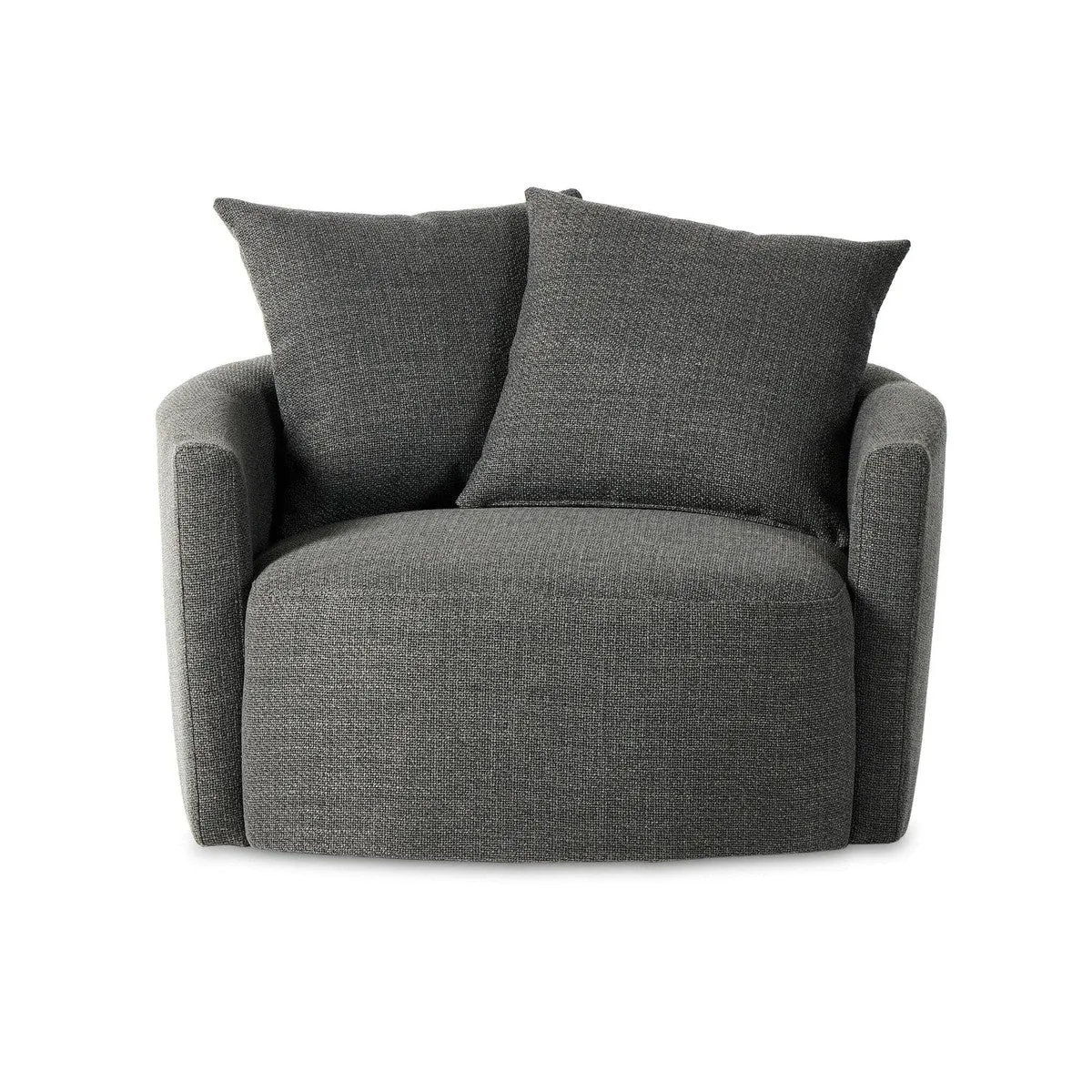 Anaya Swivel Chair - Gibson Smoke