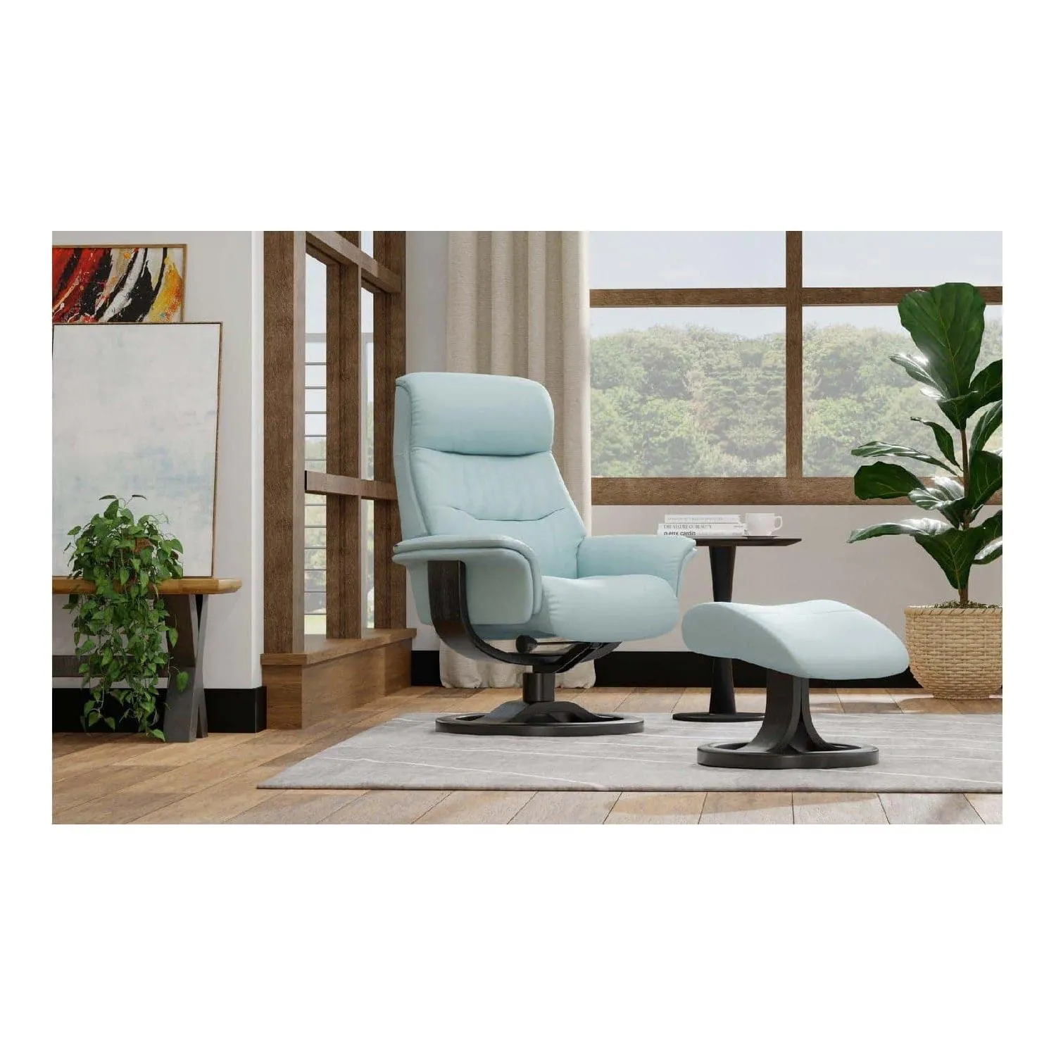 Anne R Recliner with Footstool