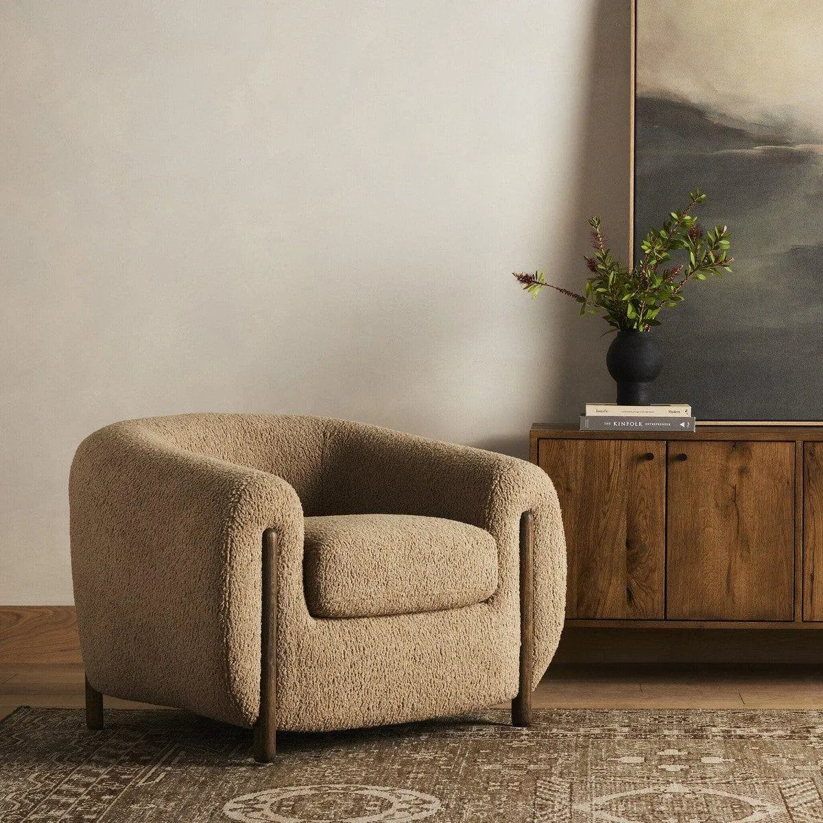Annora Chair - Sheepskin Camel
