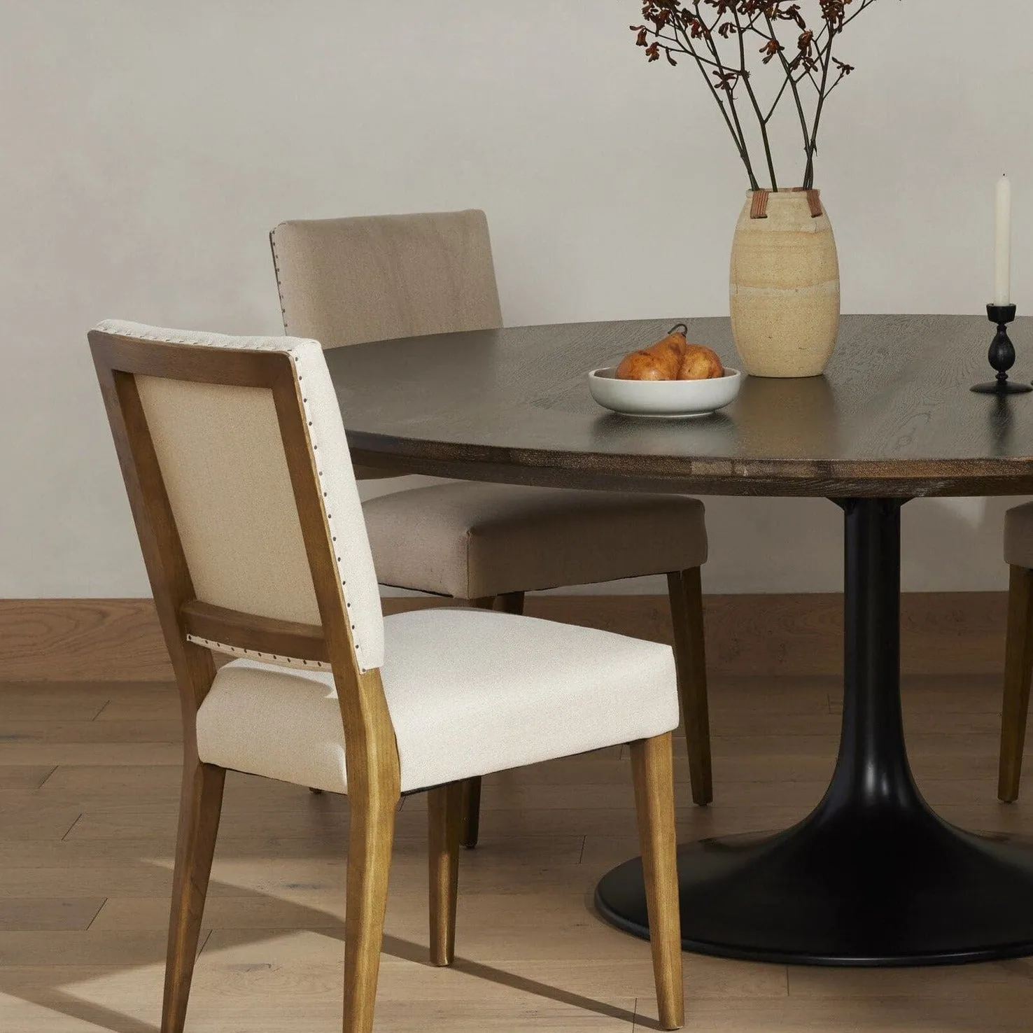 Anouk Dining Chair - Dark Linen