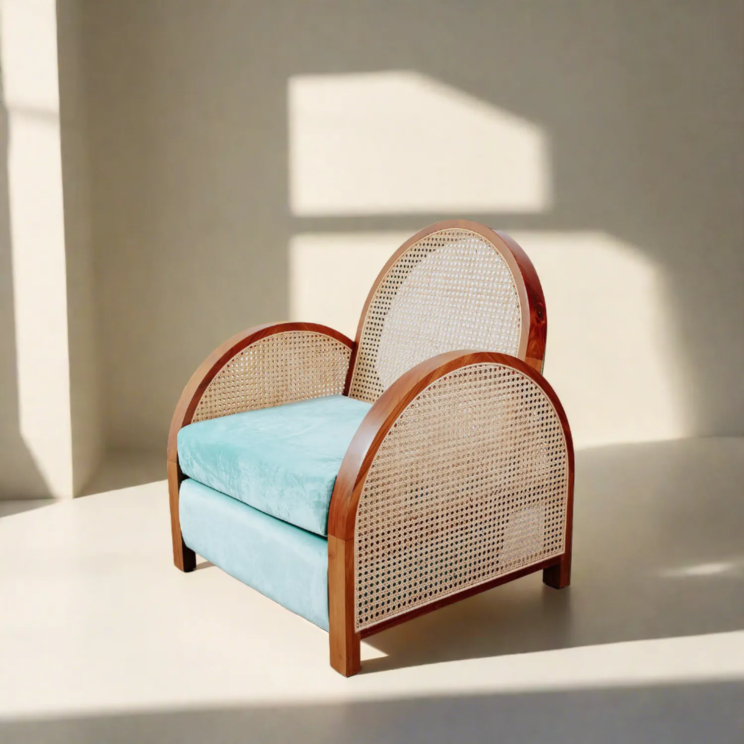 Arc Cane Lounge Chair