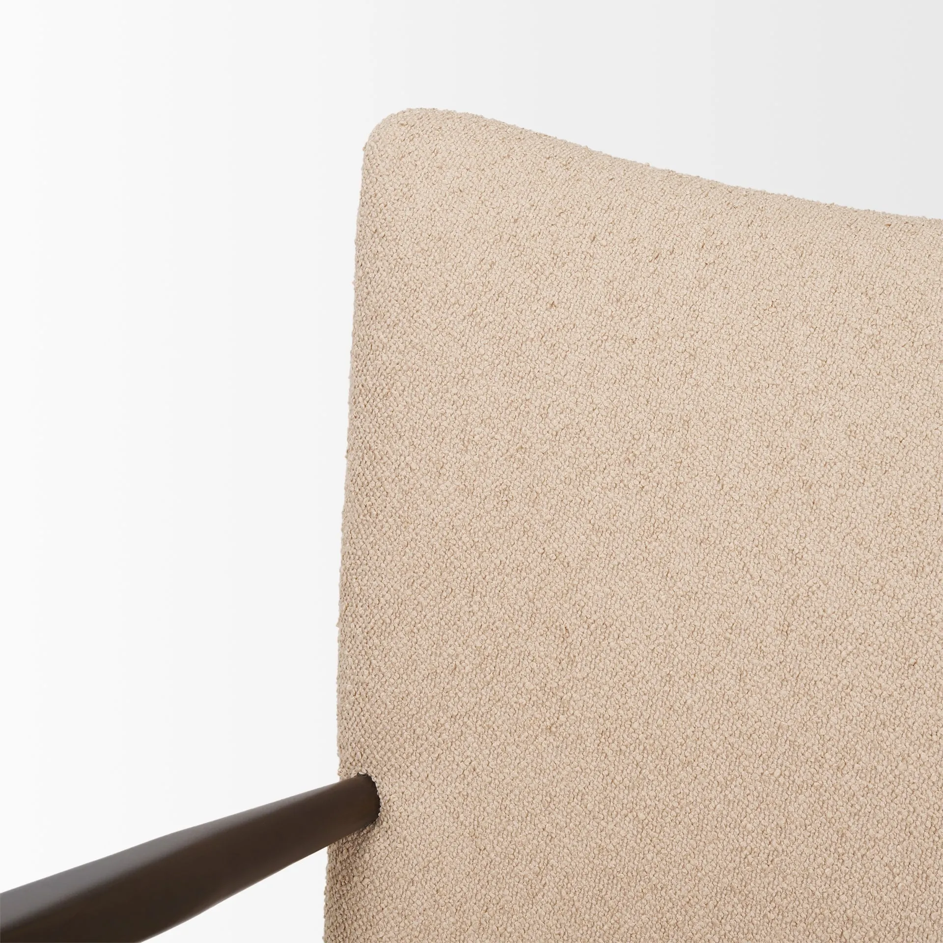 Arius Beige Boucle Accent Chair