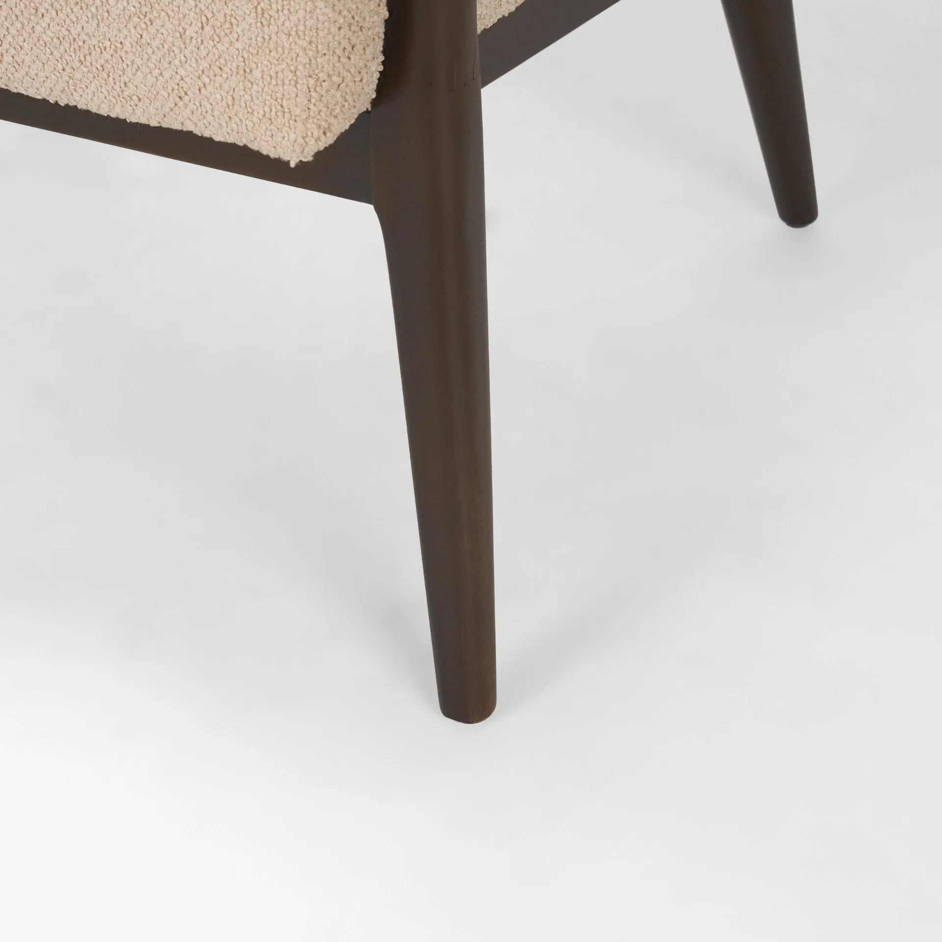 Arius Beige Boucle Accent Chair