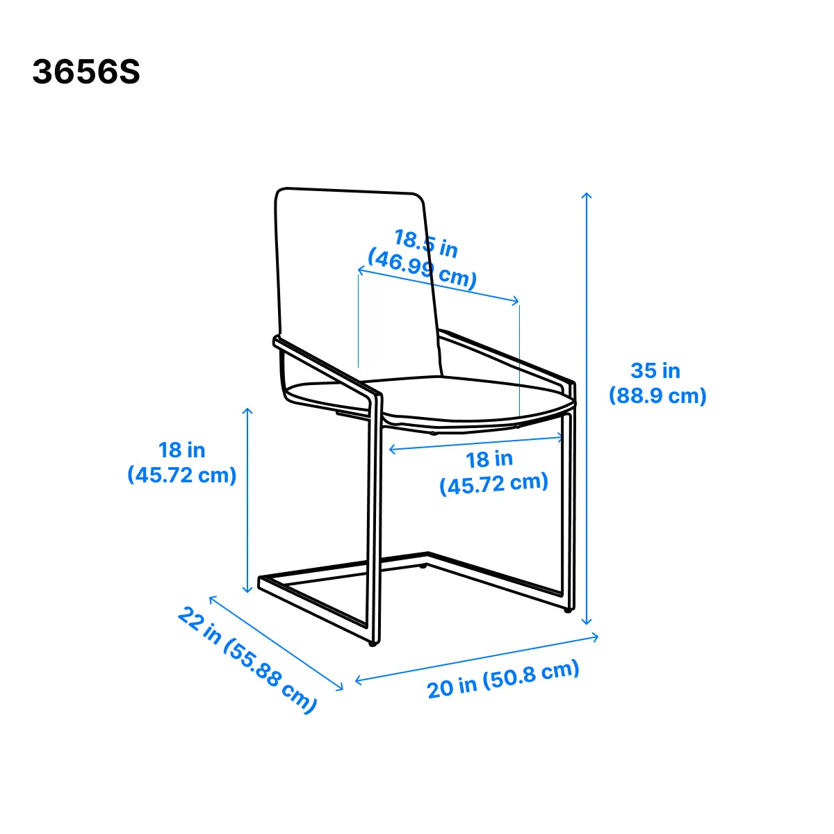 Ariya Dining Chair - Grey - Set Of Two