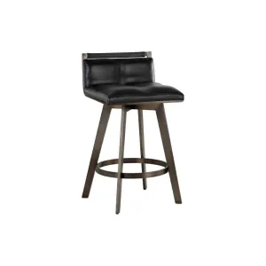 Arizona Swivel Counter Stool - Castillo Black