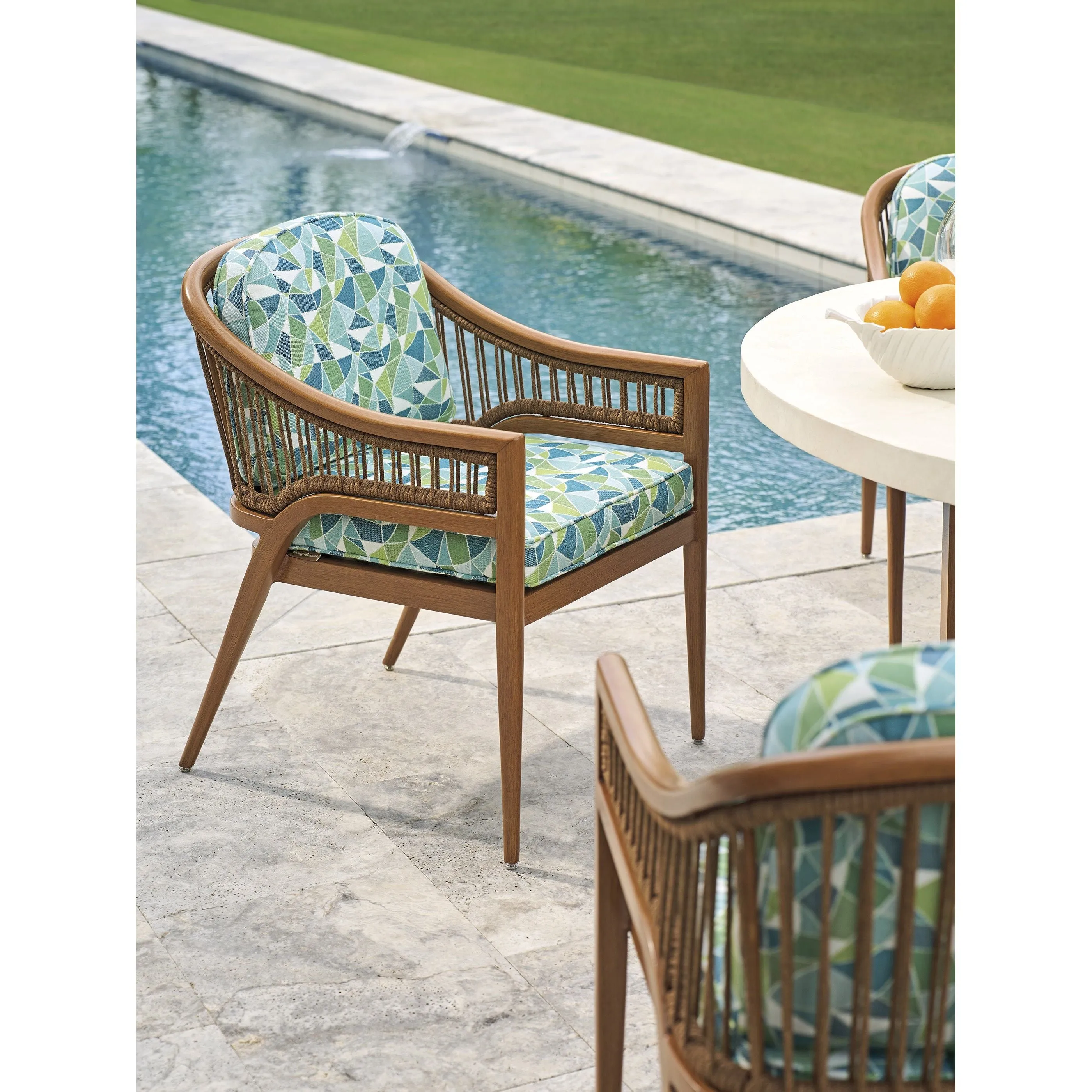 Arm Dining Chair - 3350 Dark Brown