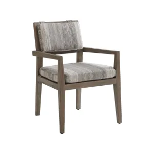 Arm Dining Chair - Taupe