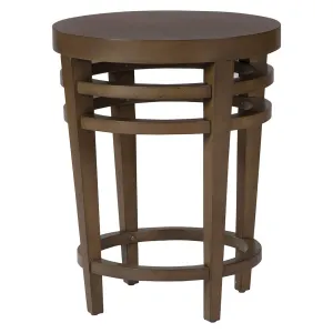 Artisan Chairside Table - Mica - Birch Solids with Fashioned Cherry