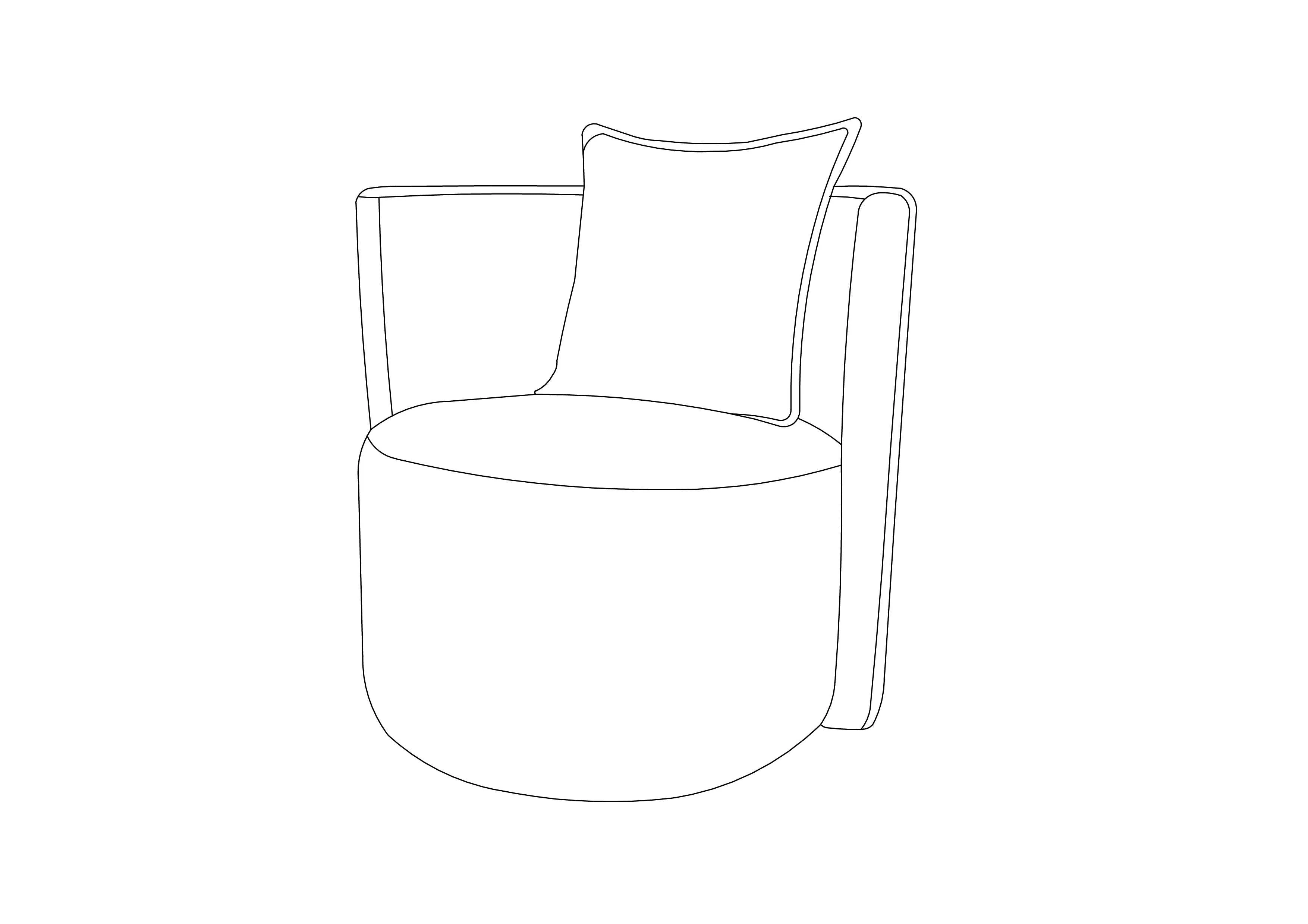 Averill Accent Chair - White