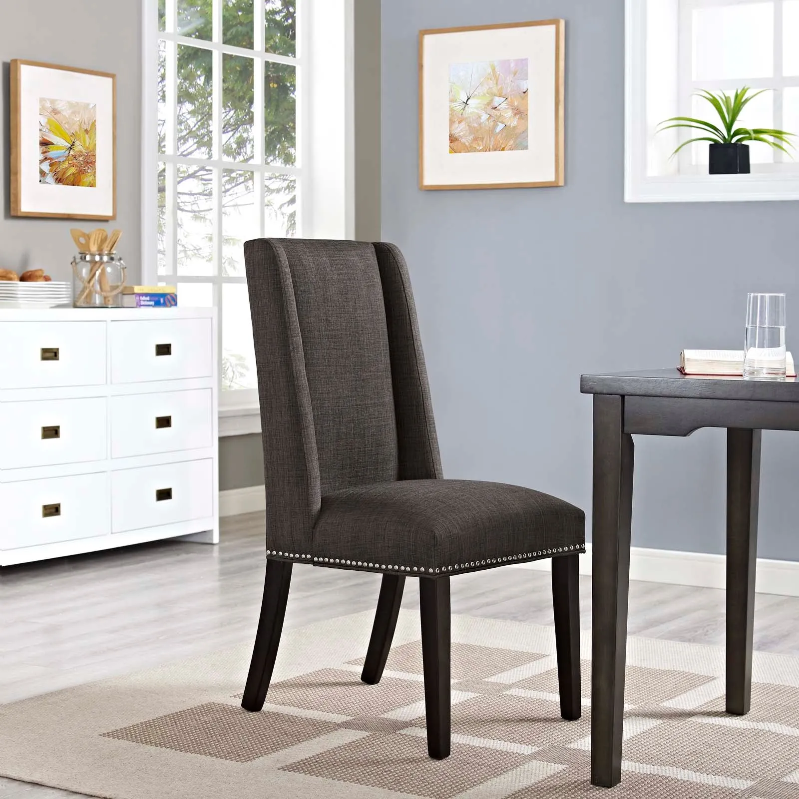 Baron Fabric Dining Chair by Modway