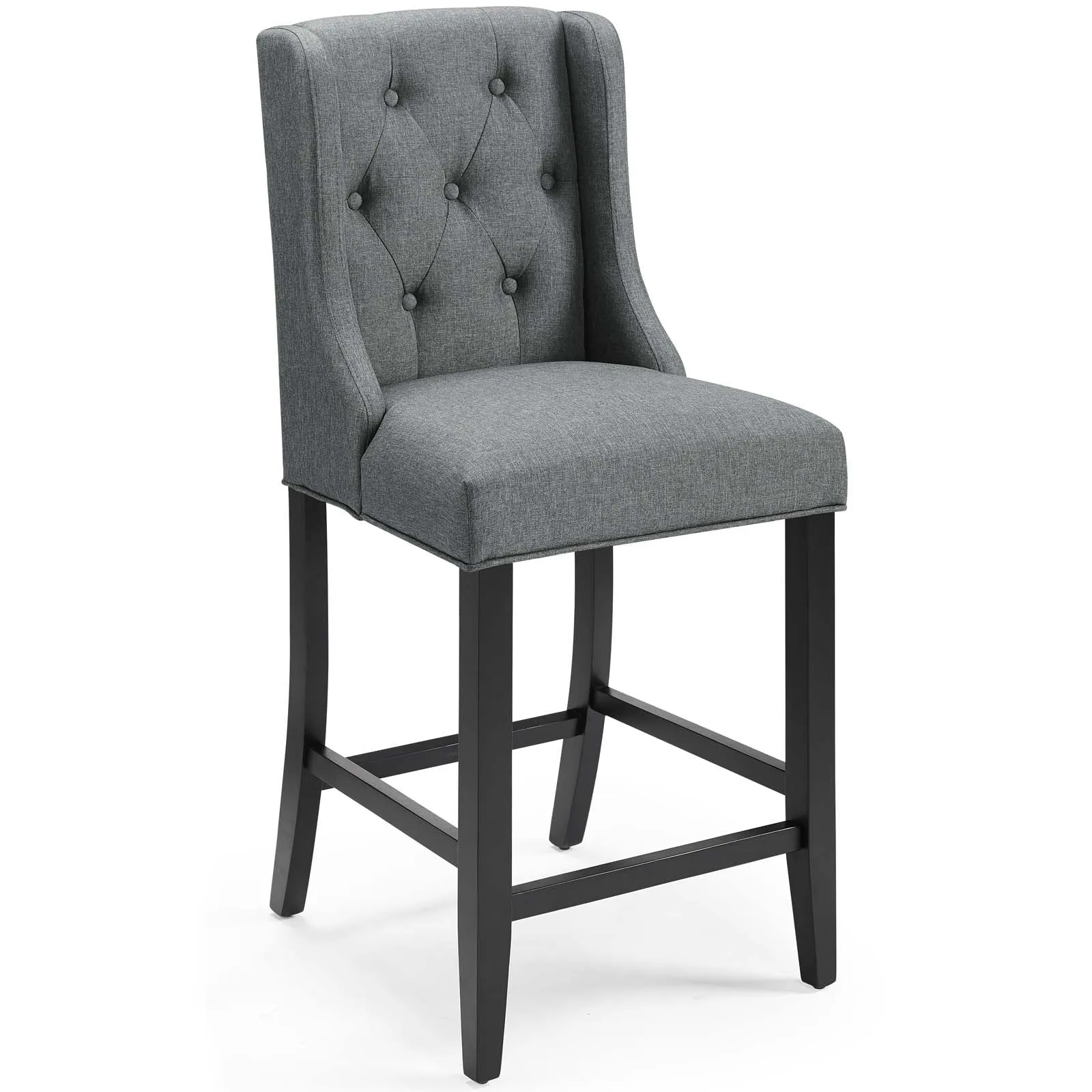 Baronet Upholstered Fabric Counter Bar Stool Set of 2 by Modway