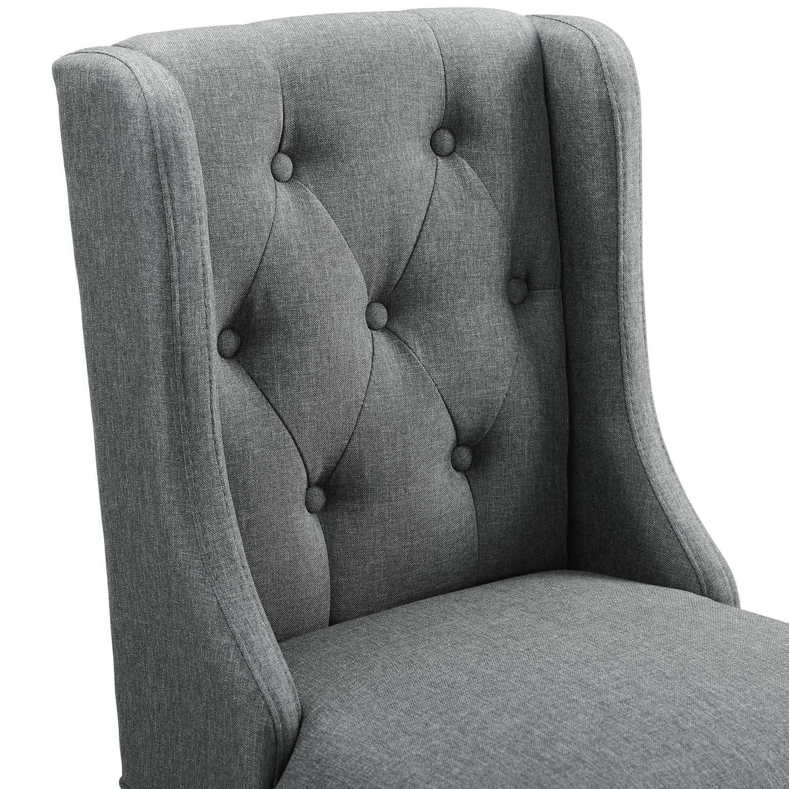 Baronet Upholstered Fabric Counter Bar Stool Set of 2 by Modway