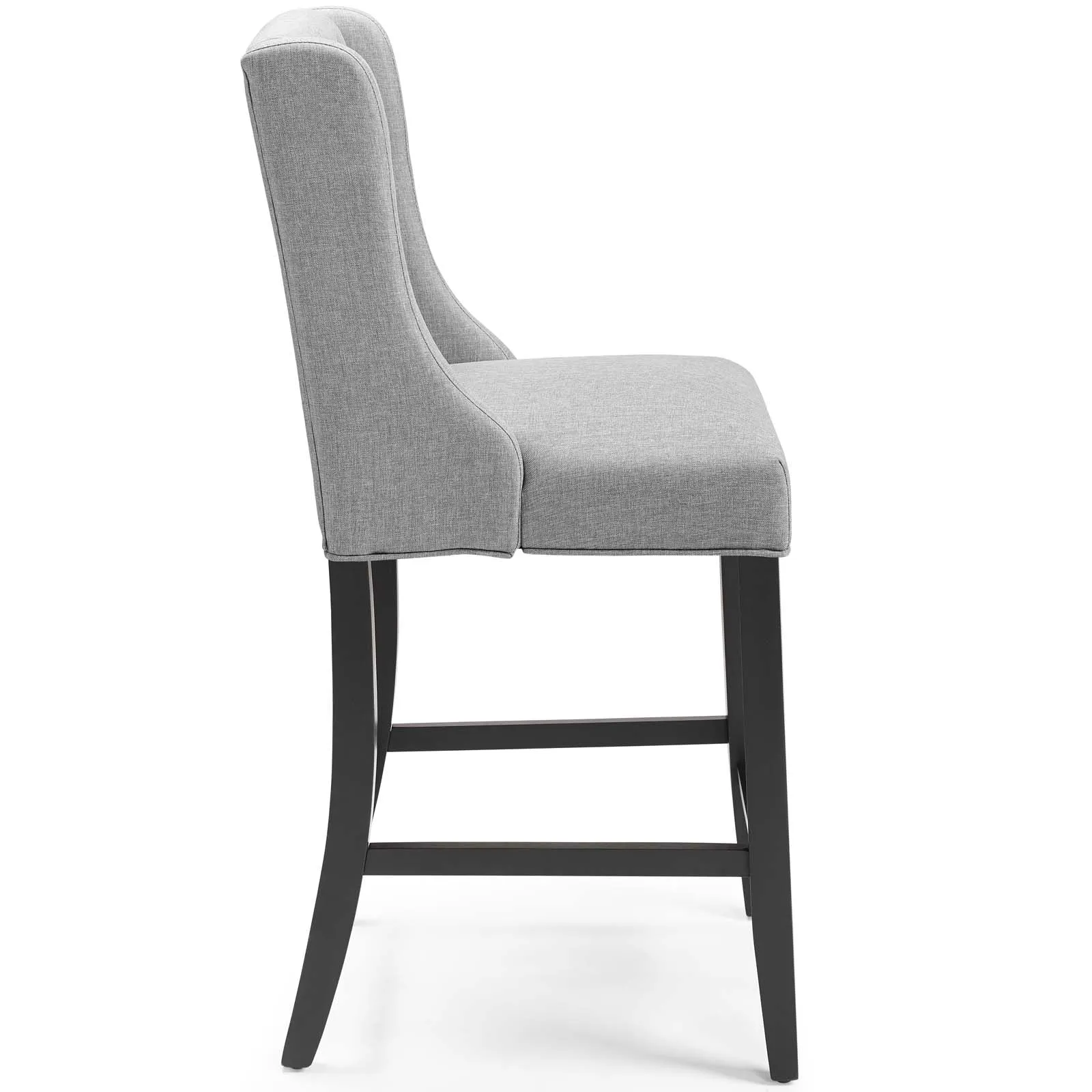 Baronet Upholstered Fabric Counter Bar Stool Set of 2 by Modway