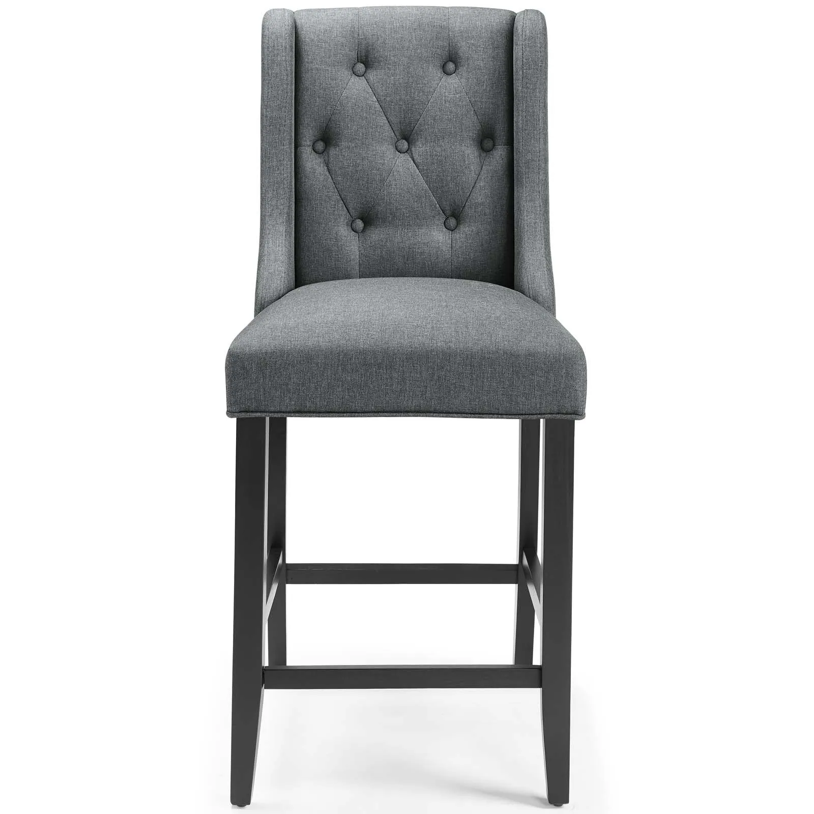 Baronet Upholstered Fabric Counter Bar Stool Set of 2 by Modway