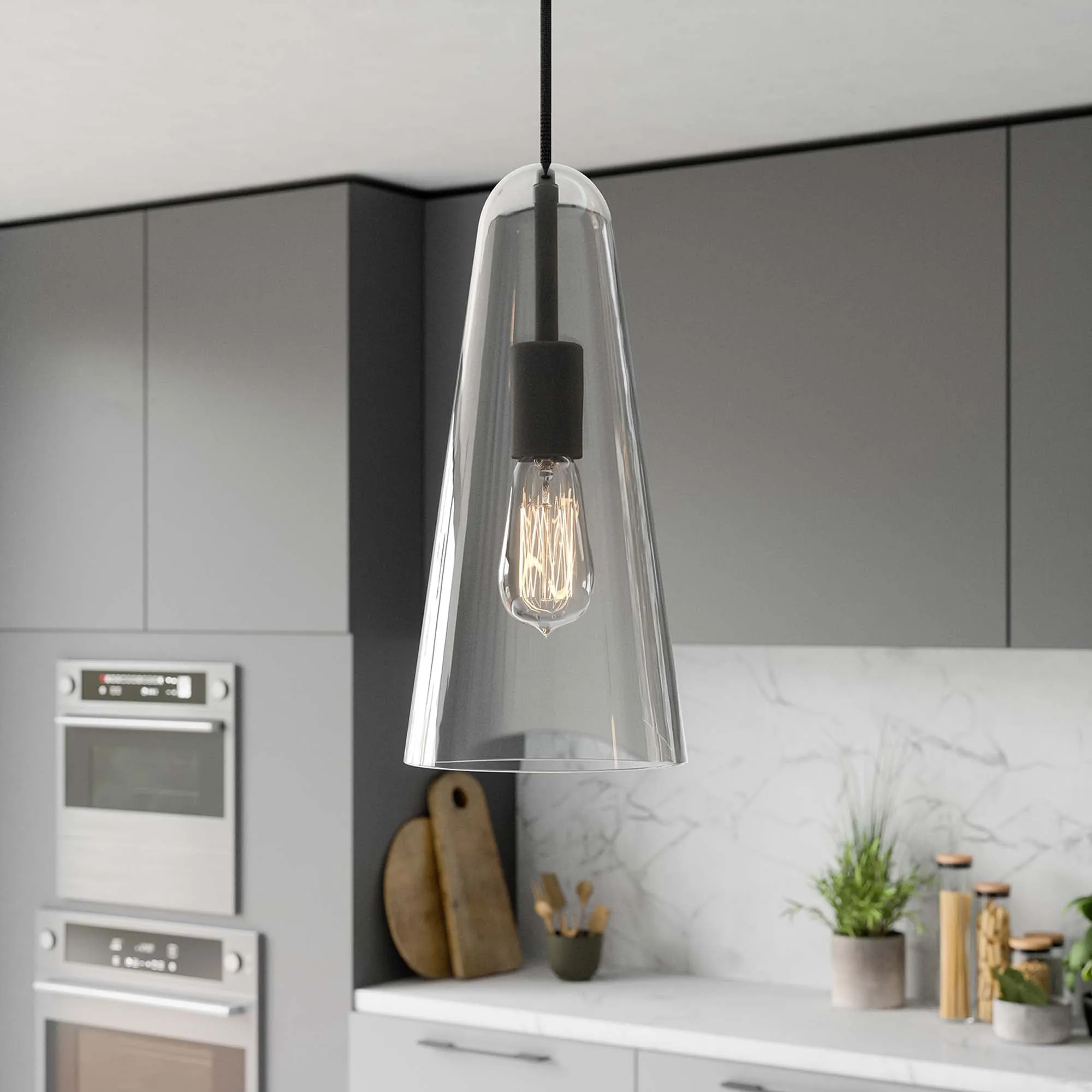 Beacon 1-Light Pendant Light by Modway