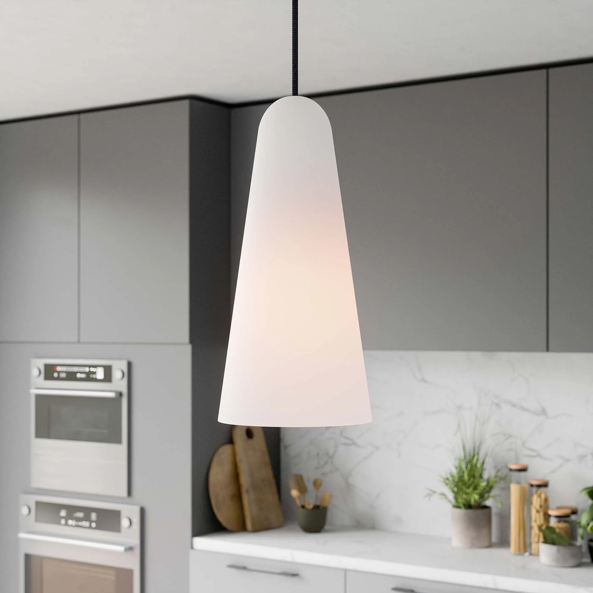 Beacon 1-Light Pendant Light by Modway