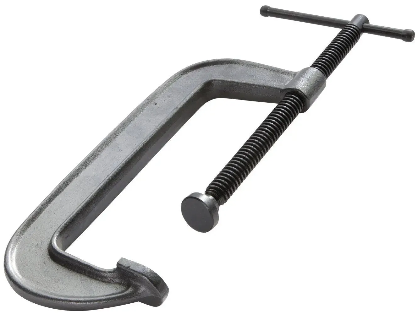 Bessey 540-8 Ductile Alloy Cast Clamp with 8" Capacity x 3 1/4" Throat Depth & 2,750 lb Clamping Force, Black