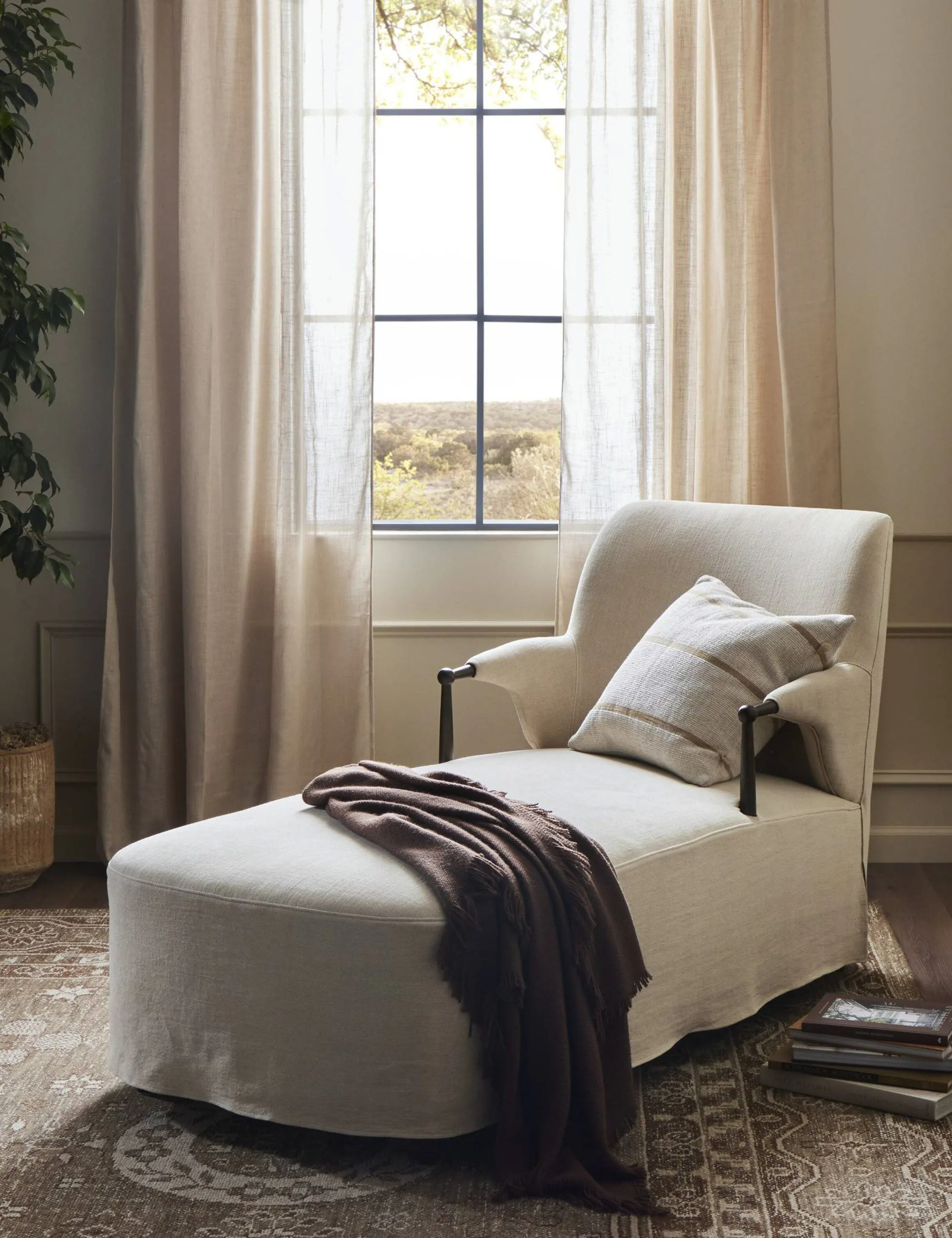 Brently Chaise by Amber Lewis x Four Hands
